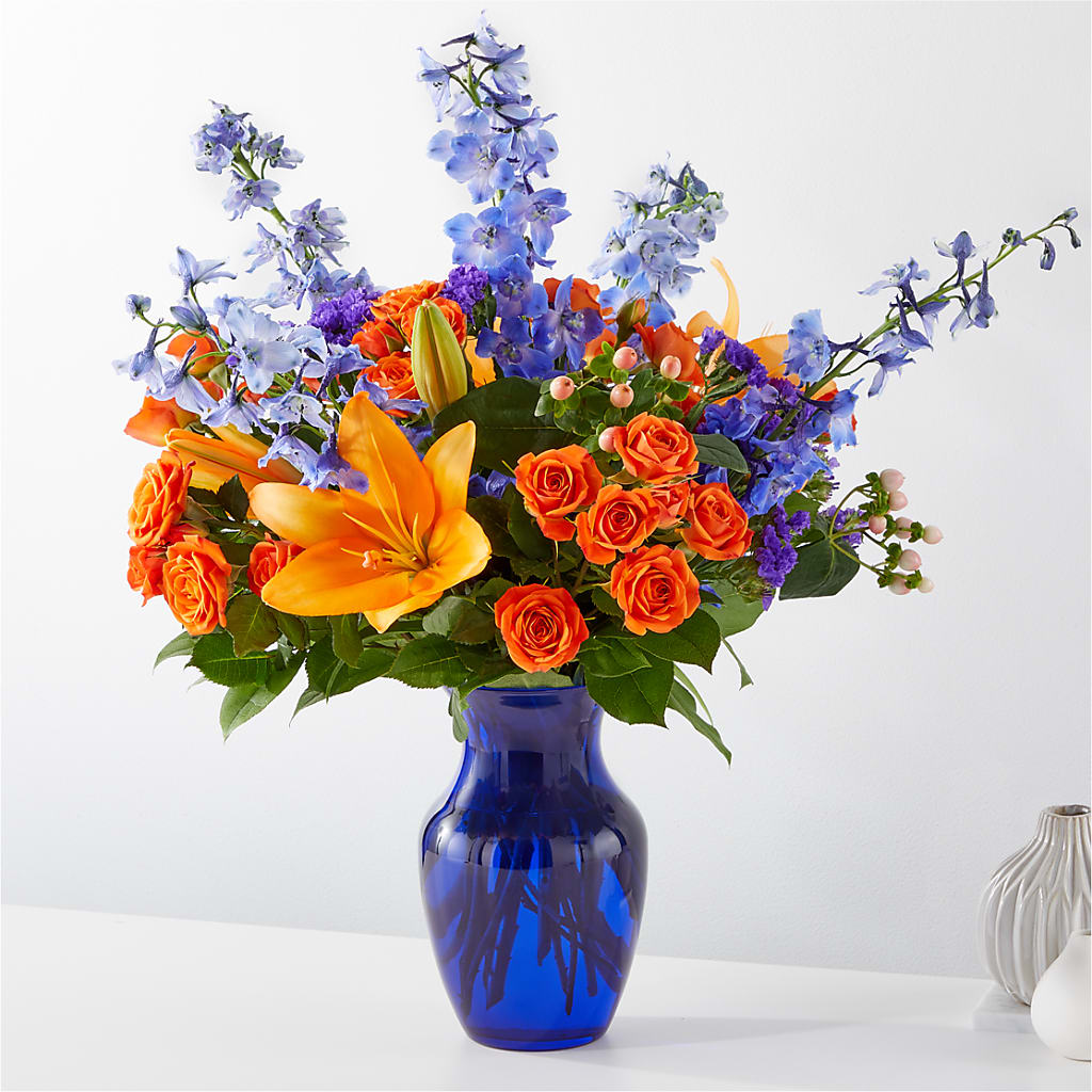 Radiant Citrus Bouquet – Flowers By Marianne, Salisbury MA