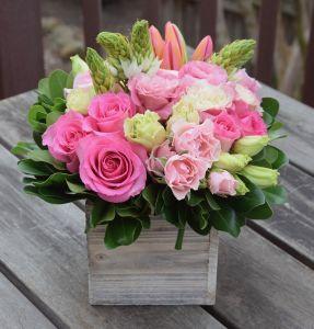 Sweetheart Dutch Flower Box Arrangement – Flowers By Marianne, Salisbury MA