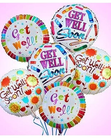 Get Well Mylar Balloon – Flowers By Marianne, Salisbury MA