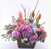 Spring Pussy Willow Basket – Flowers By Marianne, Salisbury MA