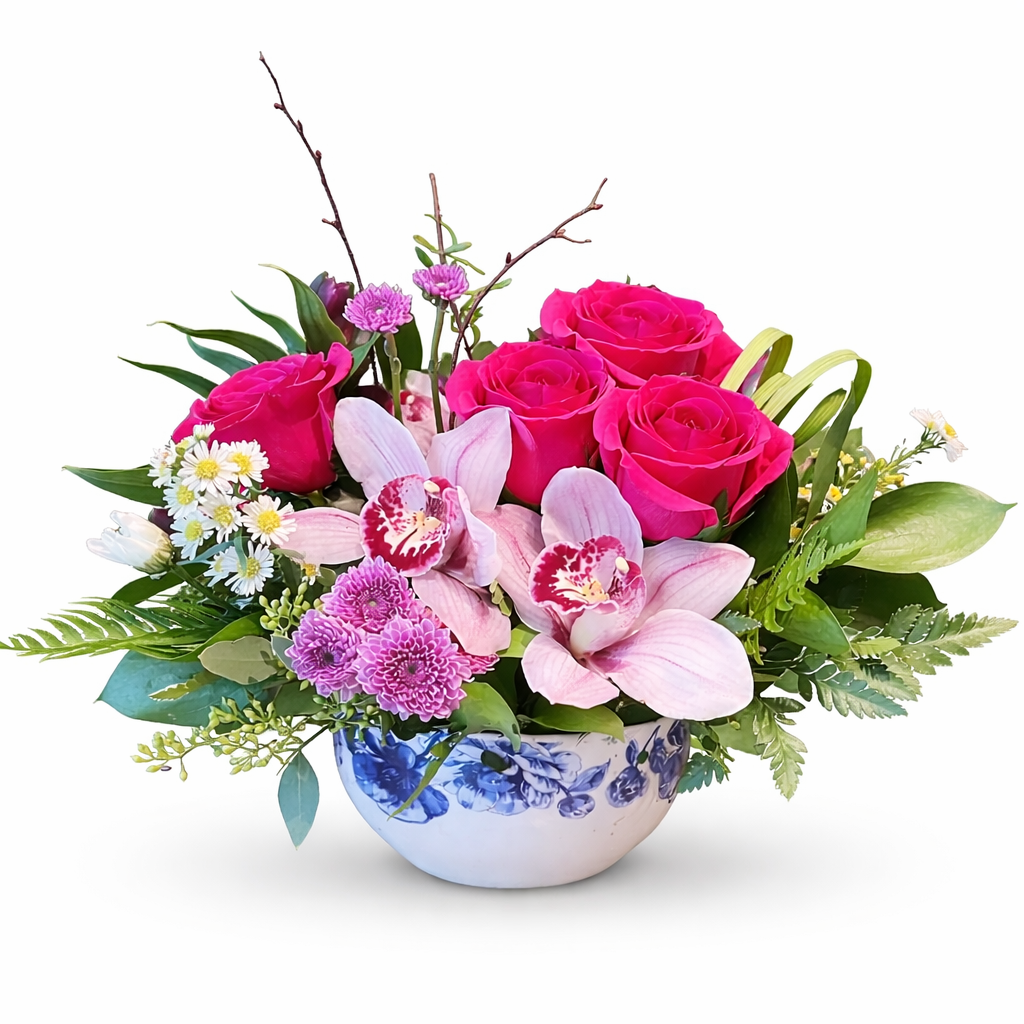 Blushing Orchid Elegance – Flowers By Marianne, Salisbury MA
