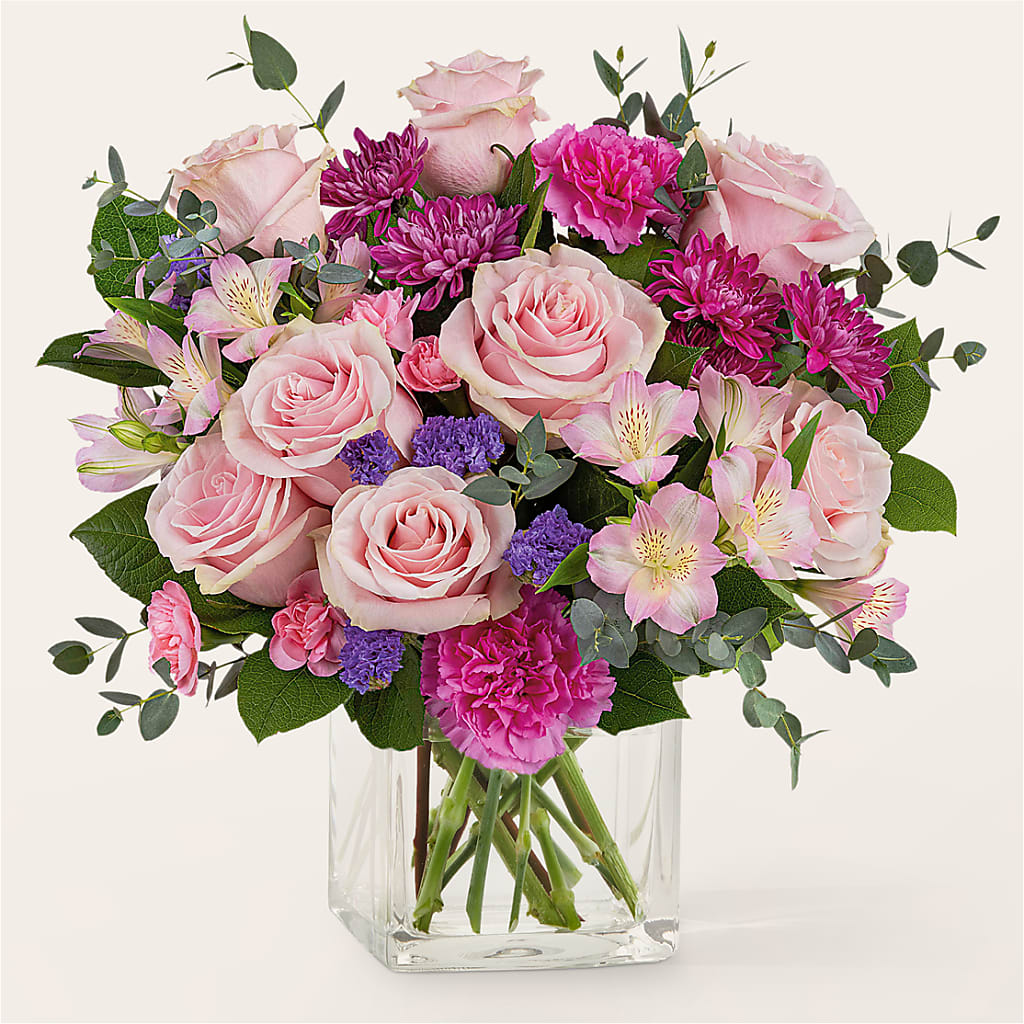 Rosy Radiance Bouquet – Flowers By Marianne, Salisbury MA