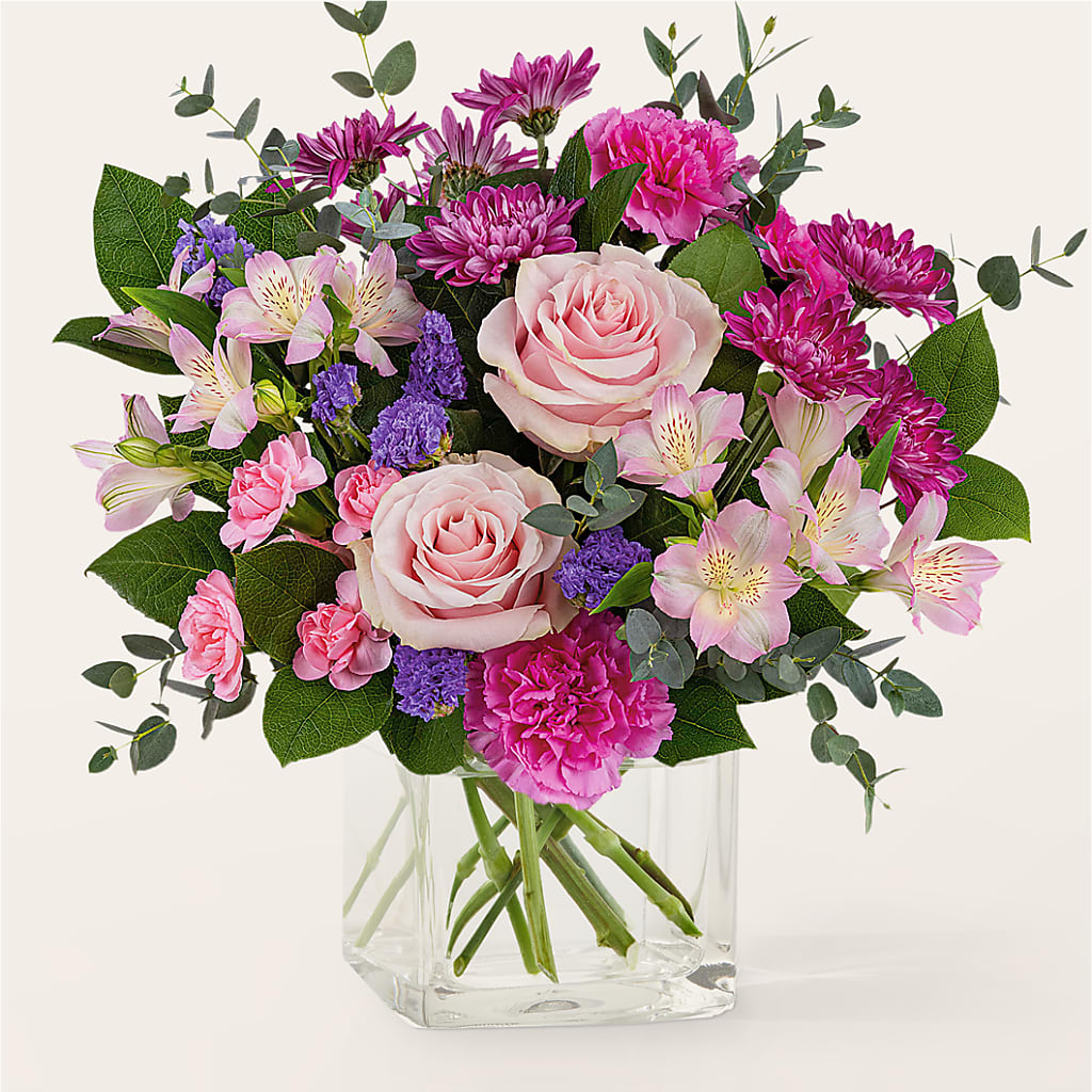 Rosy Radiance Bouquet – Flowers By Marianne, Salisbury MA