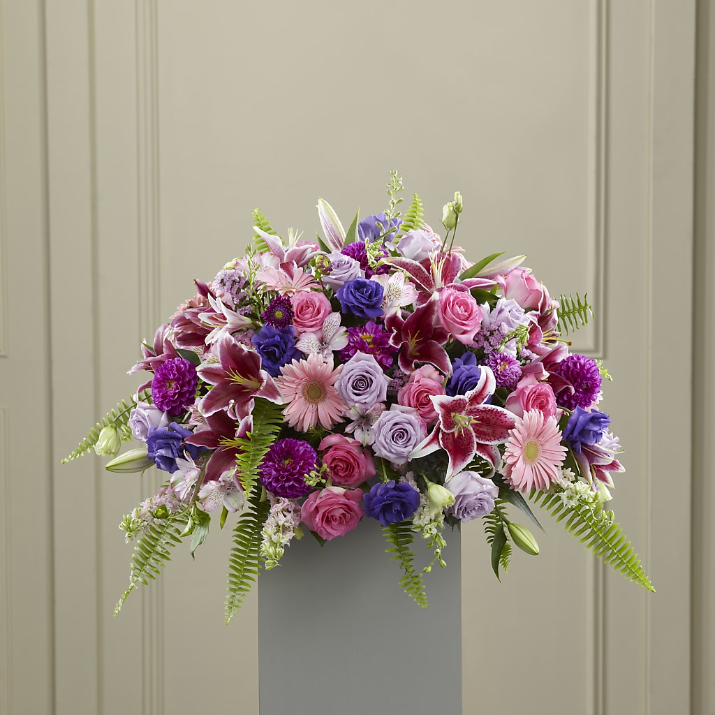 Fare Thee Well Pedestal – Flowers By Marianne, Salisbury MA