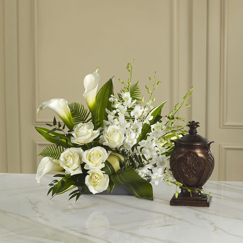 At Peace Arrangement – Flowers By Marianne, Salisbury MA