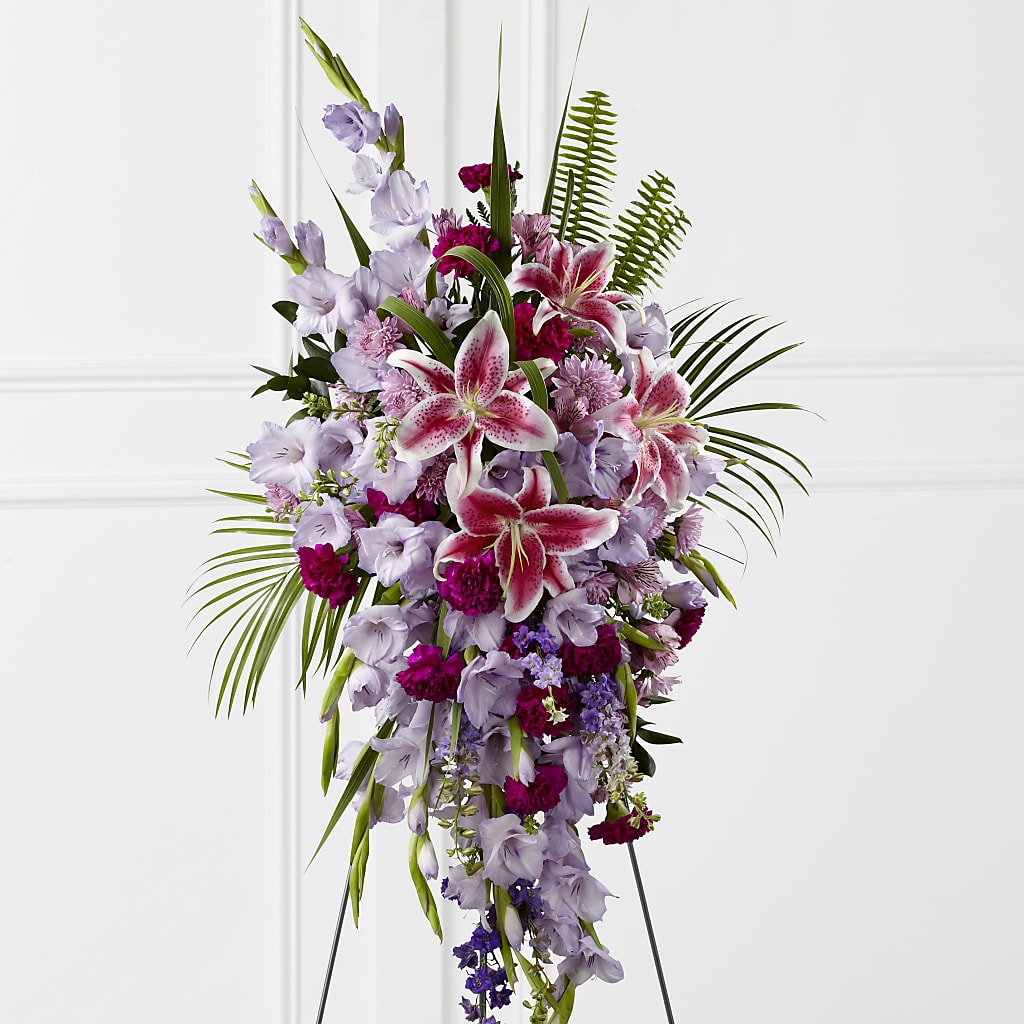 Tender Touch Standing Spray – Flowers By Marianne, Salisbury MA
