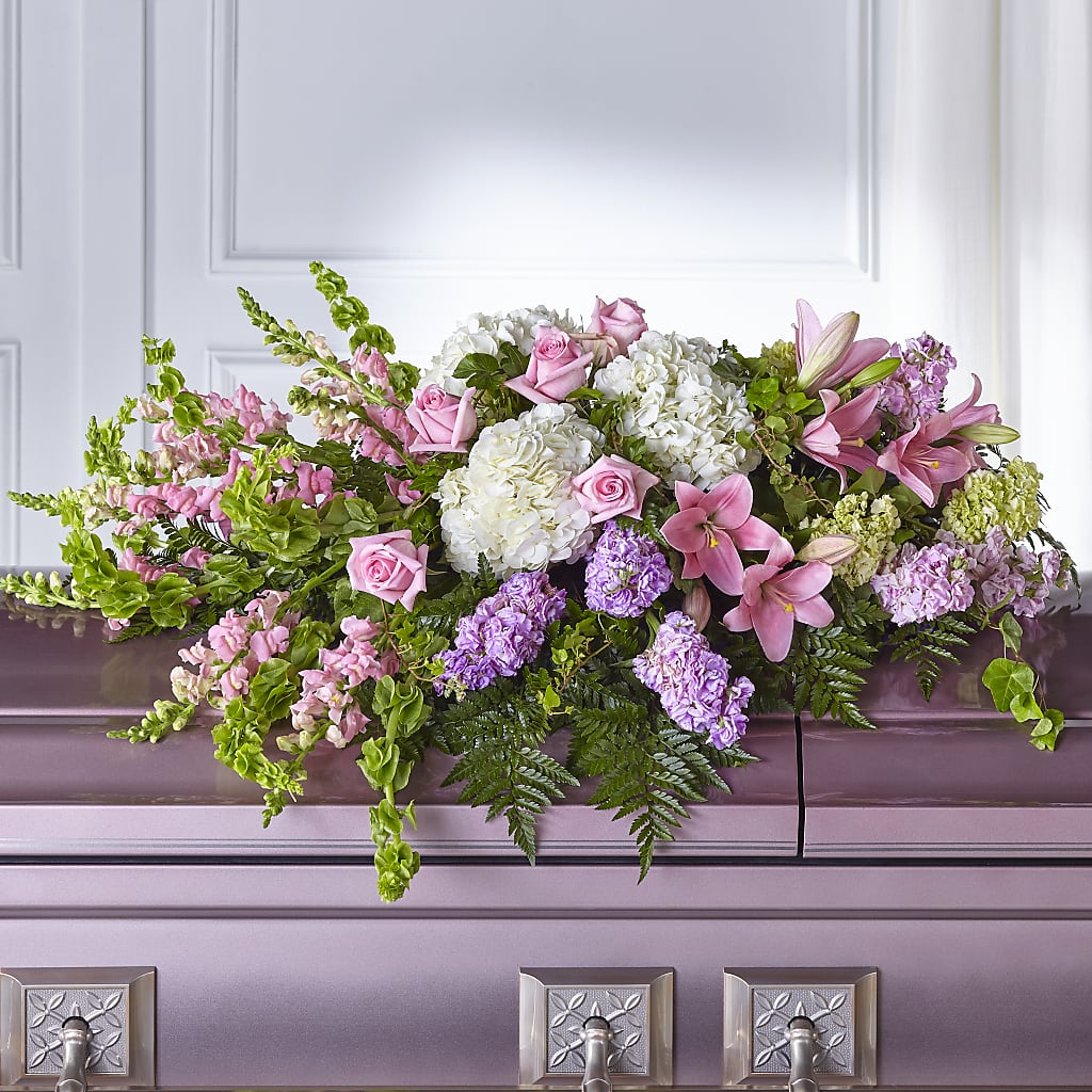 Life's Gratitude Casket Spray – Flowers By Marianne, Salisbury MA