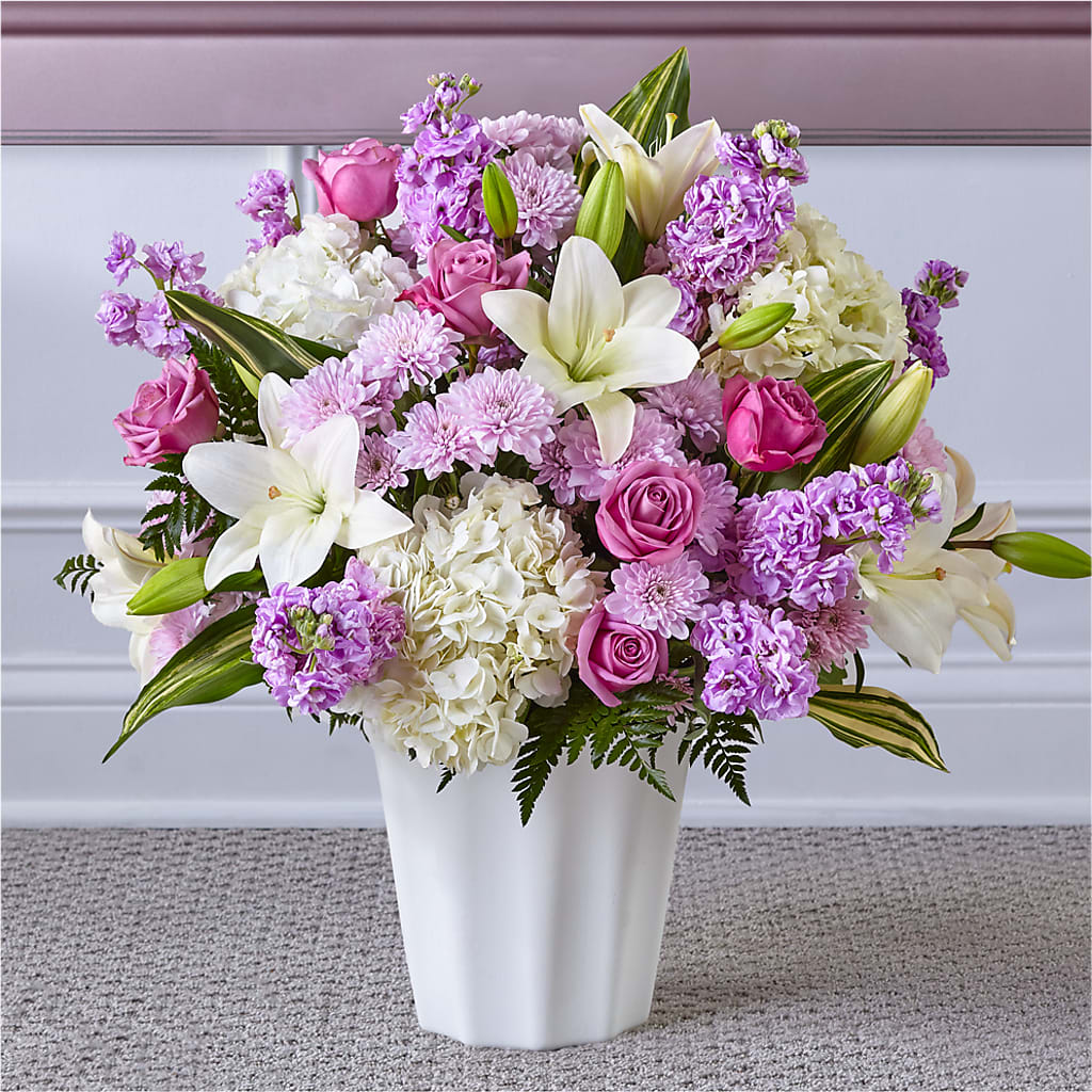 Heaven Sent Floor Basket – Flowers By Marianne, Salisbury MA
