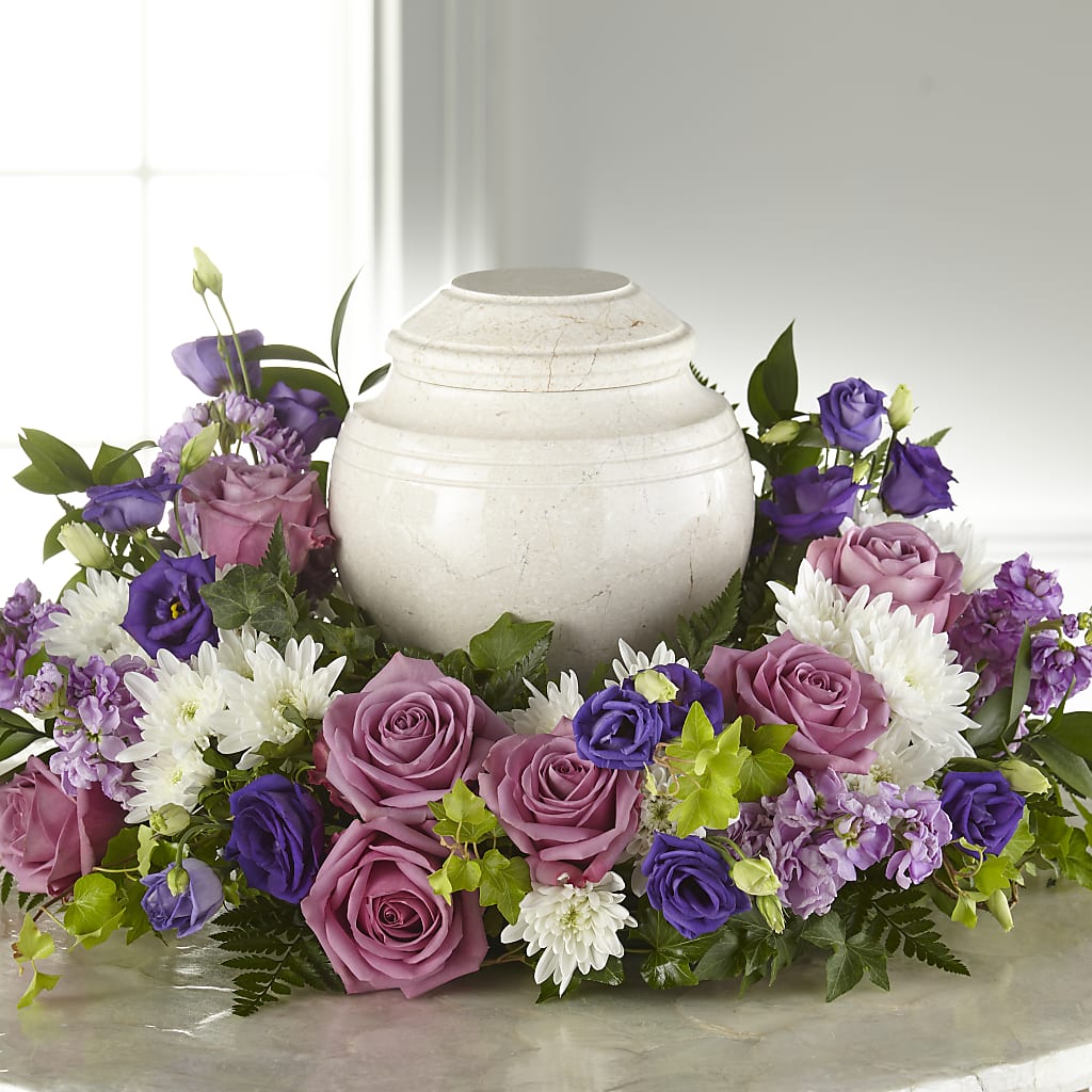 Blooming Sympathy Cremation Adornment – Flowers By Marianne, Salisbury MA