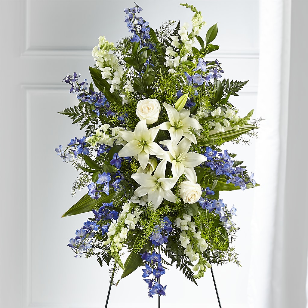 Faithful Friend Standing Spray – Flowers By Marianne, Salisbury MA