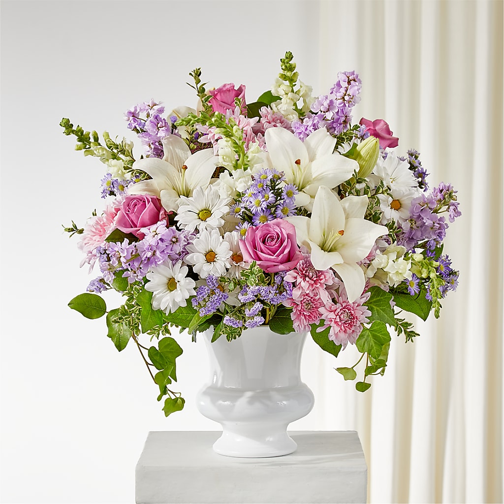 Remarkable Life Urn Arrangement – Flowers By Marianne, Salisbury MA