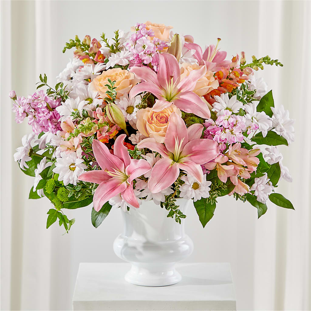 Heartfelt Gesture Urn Arrangement – Flowers By Marianne, Salisbury MA