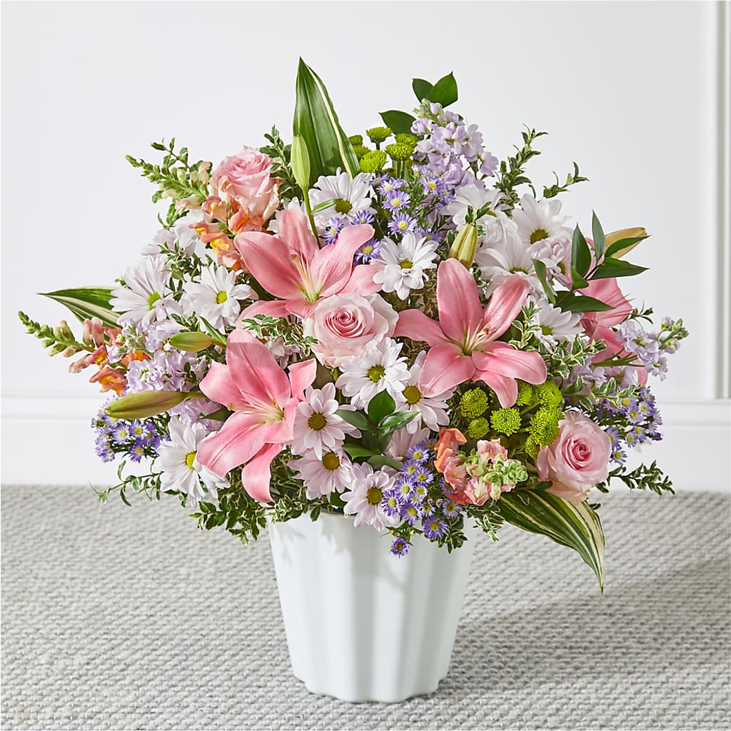 Abundant Compassion Floor Basket – Flowers By Marianne, Salisbury MA