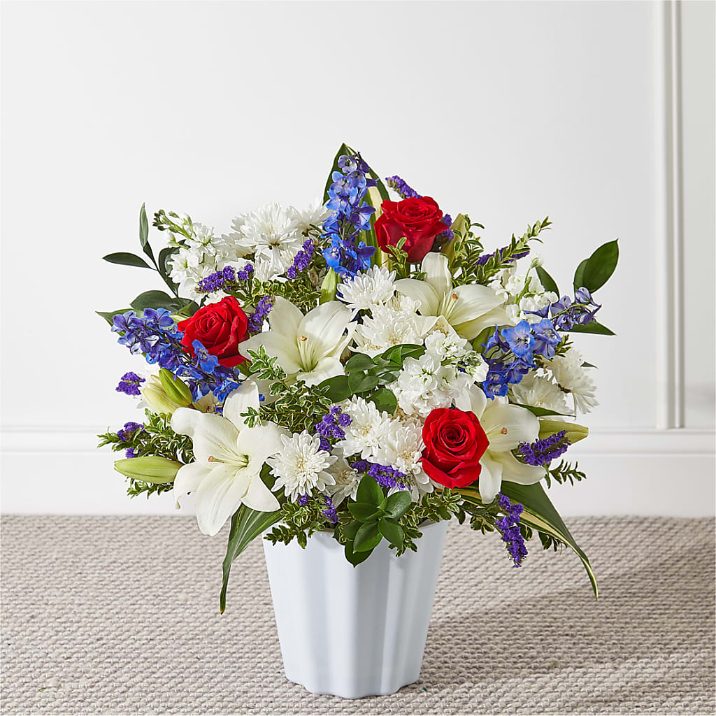 Consoled Floor Basket – Flowers By Marianne, Salisbury MA
