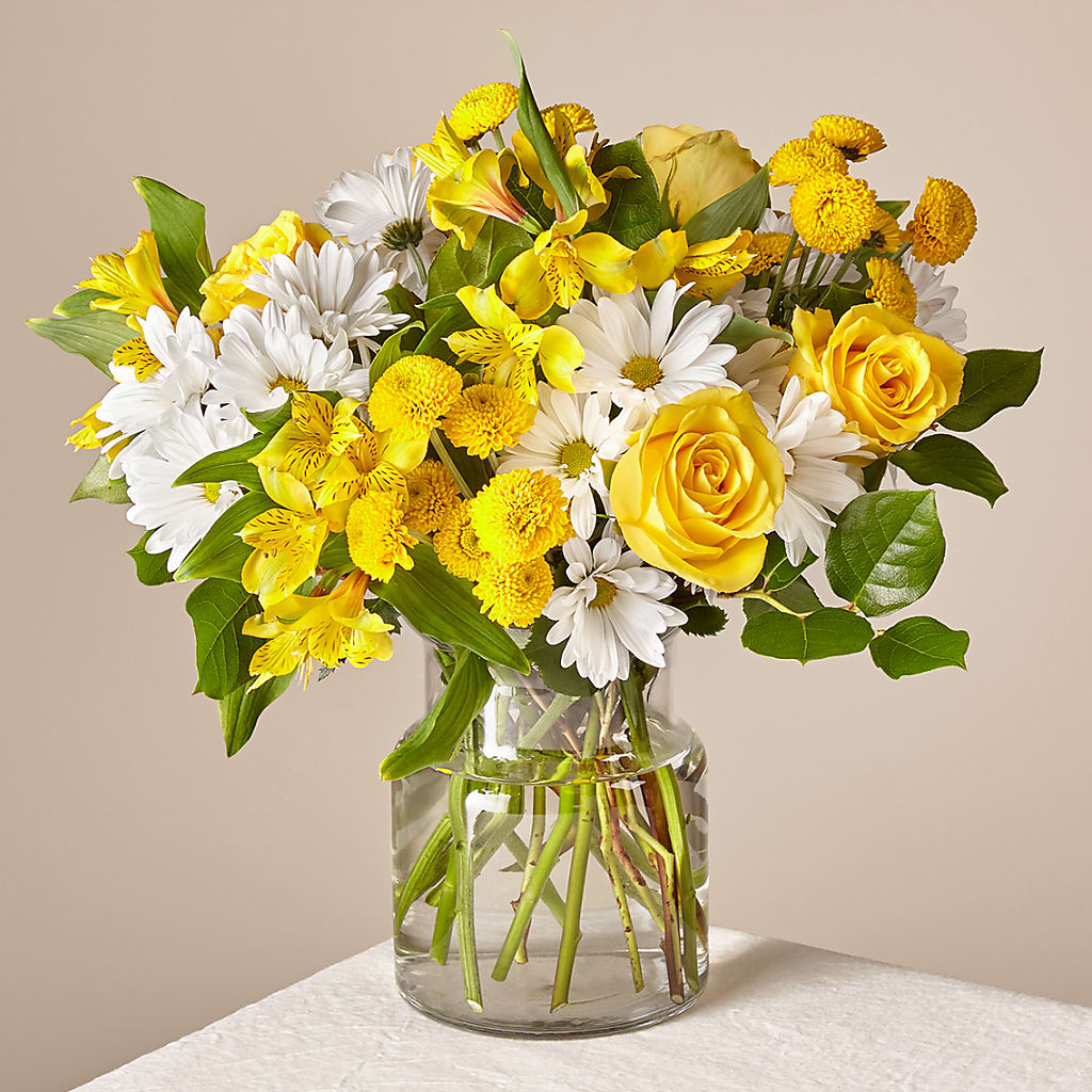 Sunny Sentiments Bouquet – Flowers By Marianne, Salisbury MA