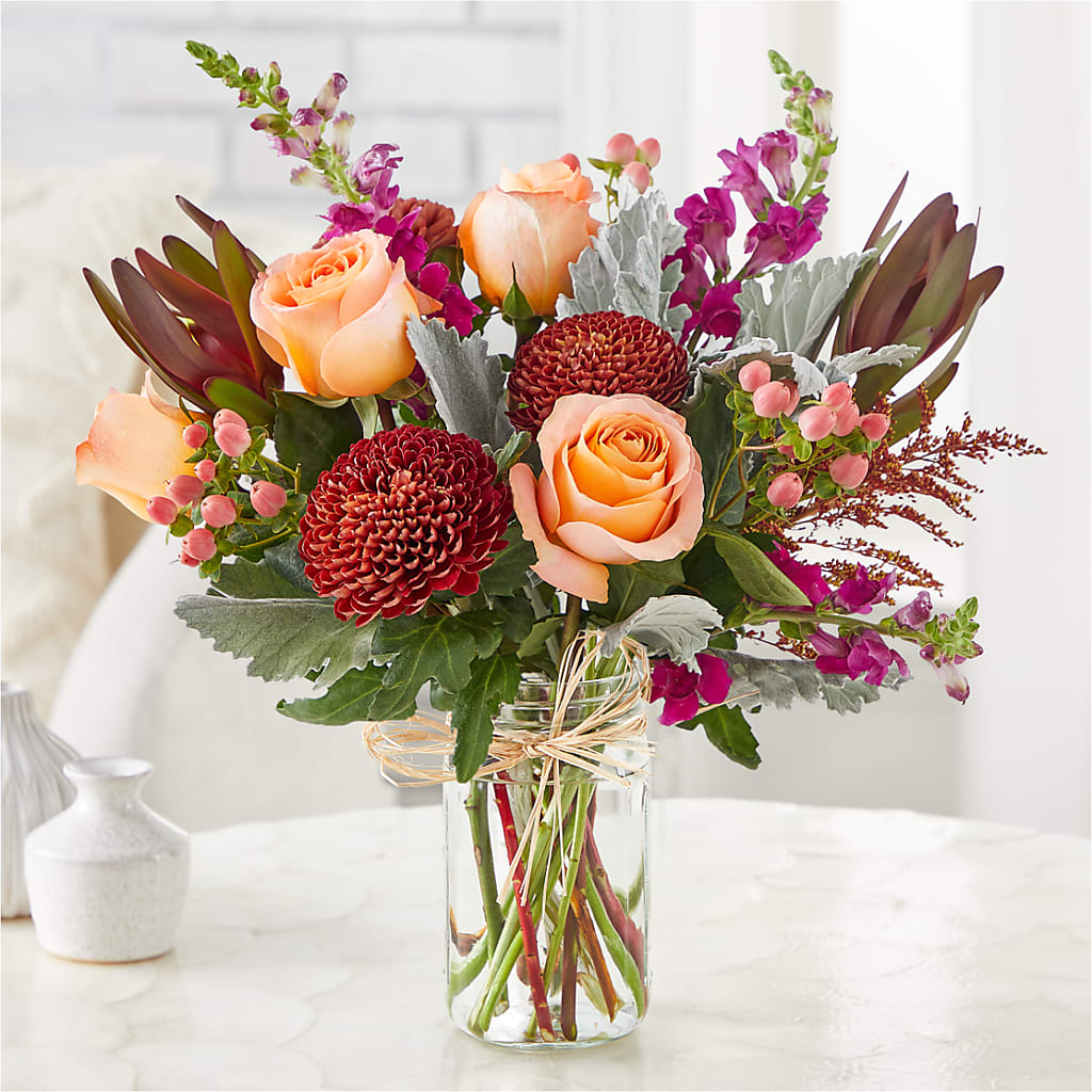 Moody Hues Bouquet – Flowers By Marianne, Salisbury MA