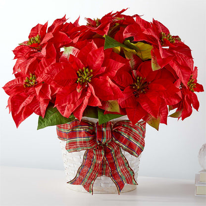 Happiest Holidays Poinsettia –  Flowers By Marianne, Salisbury MA