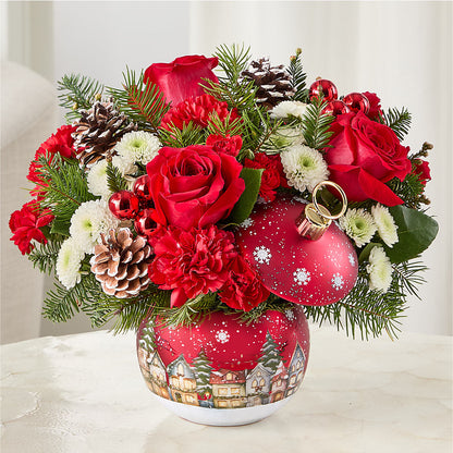 Christmas Carols Ornament –  Flowers By Marianne, Salisbury MA