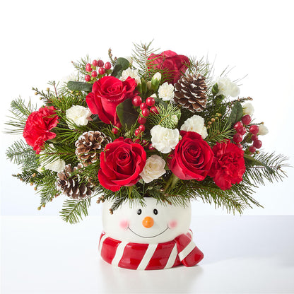 Jolly Snowman Bouquet –  Flowers By Marianne, Salisbury MA