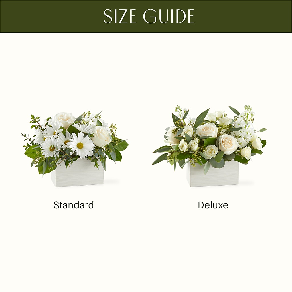 Fresh Linen Box Bouquet –  Flowers By Marianne, Salisbury MA