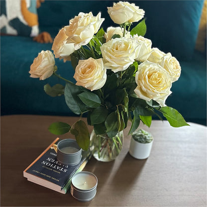 Long Stem Yellow Rose Bouquet –  Flowers By Marianne, Salisbury MA