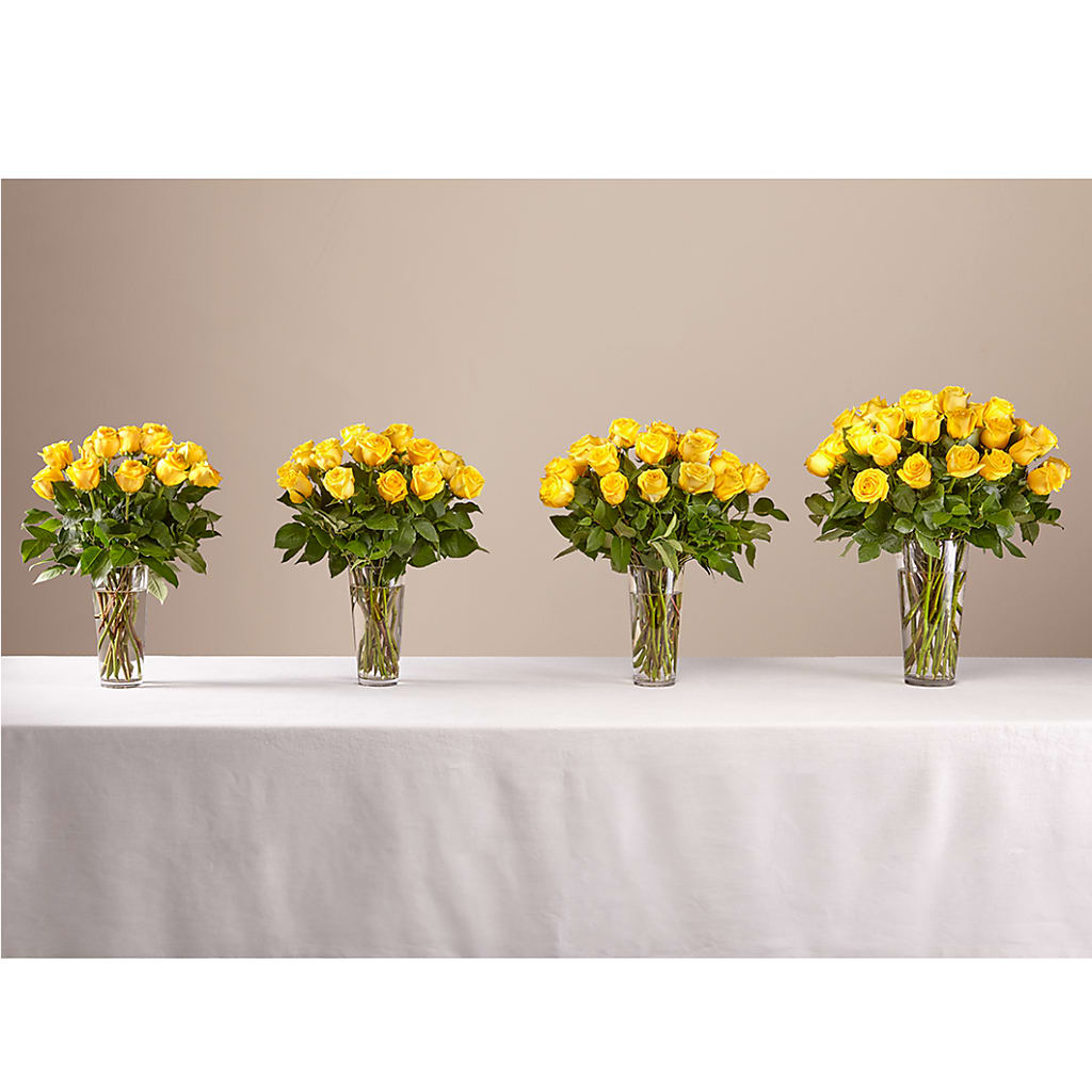 Long Stem Yellow Rose Bouquet –  Flowers By Marianne, Salisbury MA