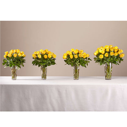 Long Stem Yellow Rose Bouquet –  Flowers By Marianne, Salisbury MA