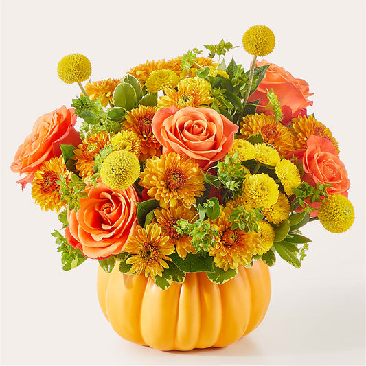 Gourdgeous Pumpkin –  Flowers By Marianne, Salisbury MA