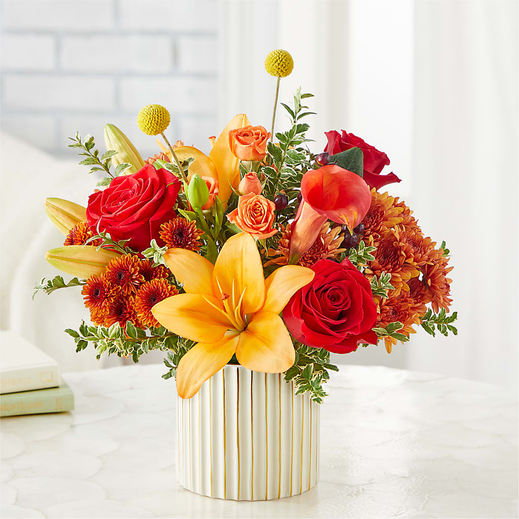 Scarlet Skies Bouquet –  Flowers By Marianne, Salisbury MA