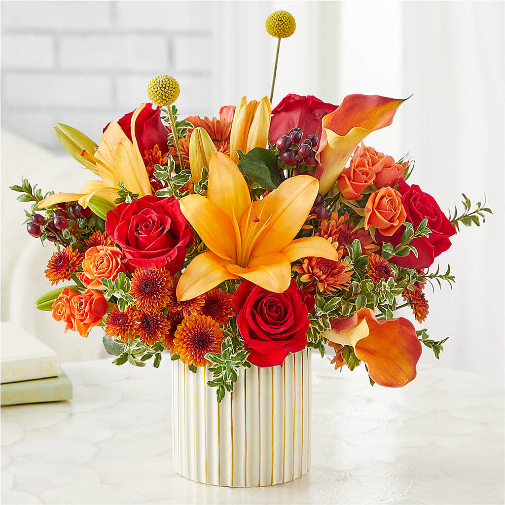 Scarlet Skies Bouquet –  Flowers By Marianne, Salisbury MA