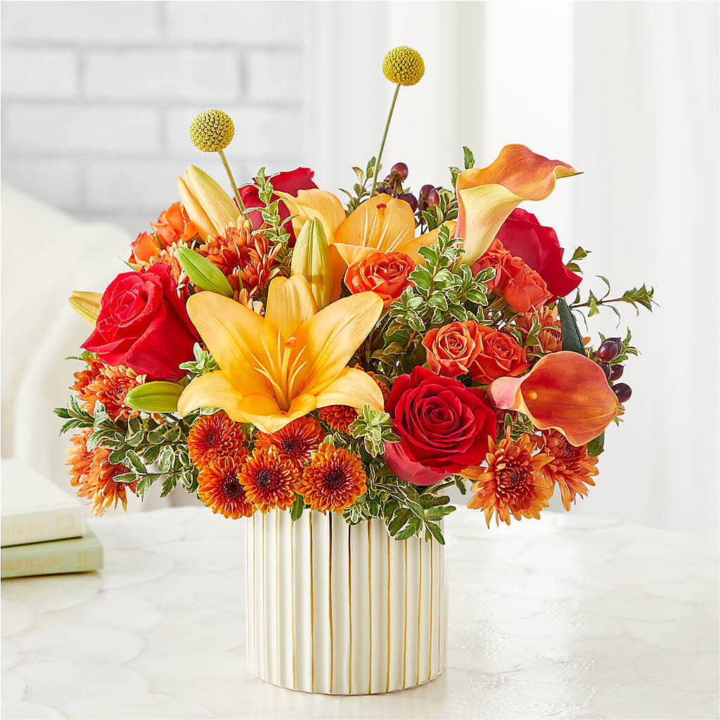 Scarlet Skies Bouquet –  Flowers By Marianne, Salisbury MA