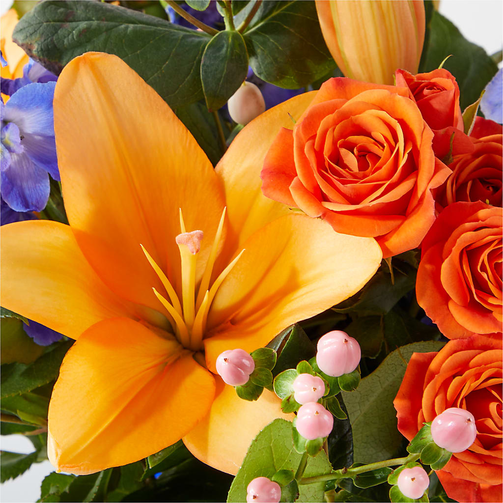 Radiant Citrus Bouquet –  Flowers By Marianne, Salisbury MA
