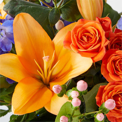 Radiant Citrus Bouquet –  Flowers By Marianne, Salisbury MA