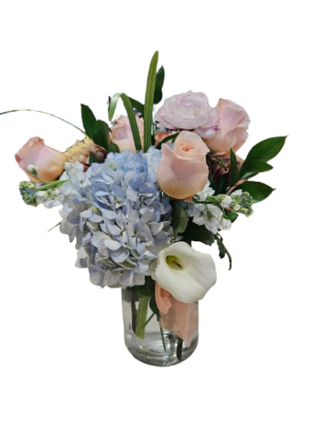 Blush & Blue Elegance