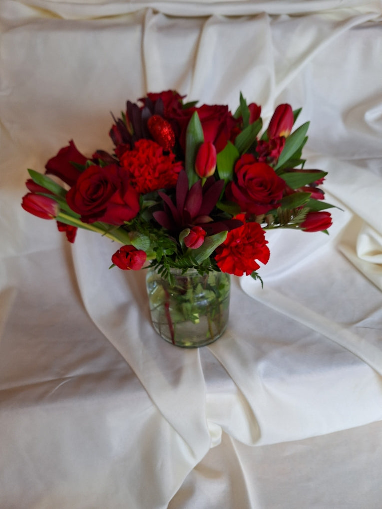 Red Monochromatic Bouquet