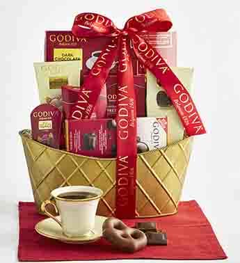 Godiva and goodies chocolates gift basket