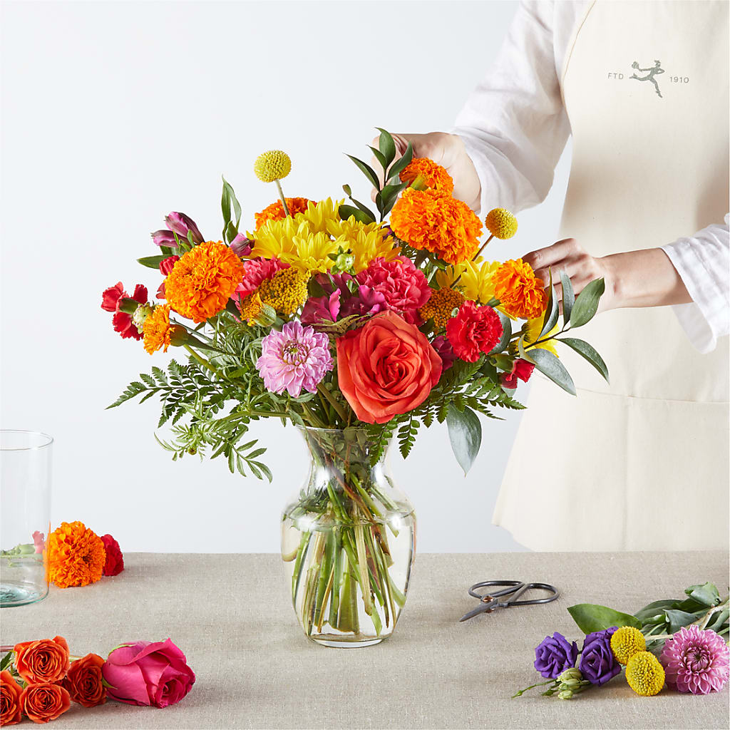 Feast of Color – A Florist Original –  Flowers By Marianne, Salisbury MA