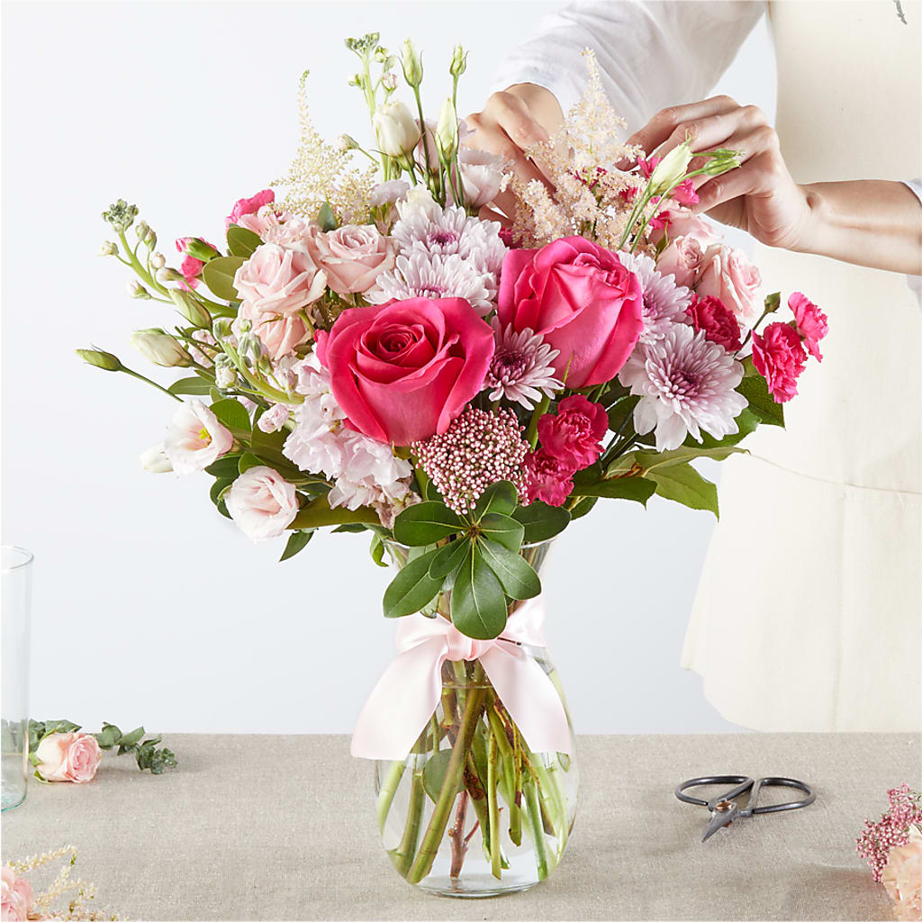 Pink Ribbon - A Florist Original –  Flowers By Marianne, Salisbury MA