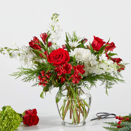 Merry Moment Bouquet – A Florist Original –  Flowers By Marianne, Salisbury MA