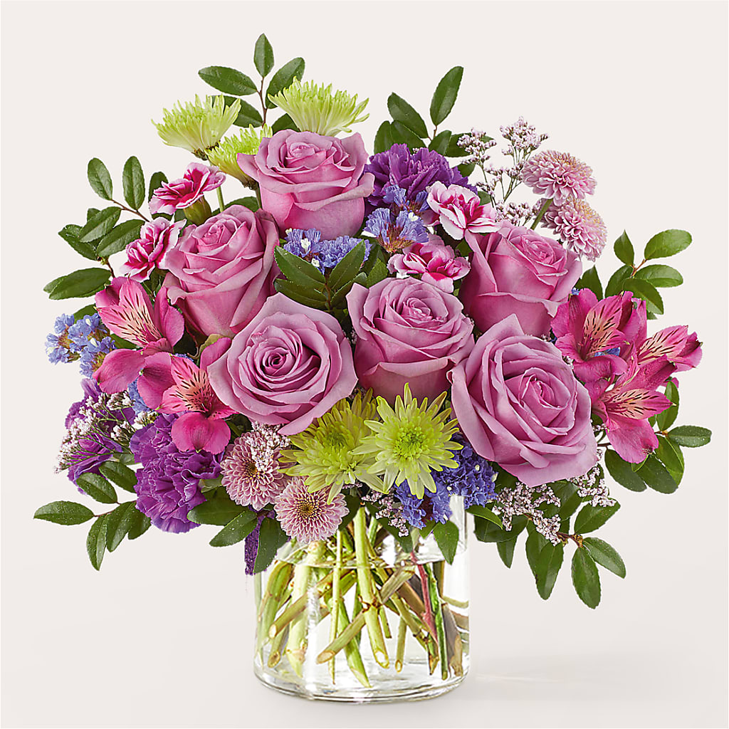 Glass Half Full Bouquet –  Flowers By Marianne, Salisbury MA