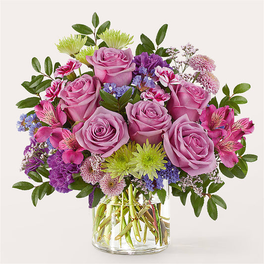 Glass Half Full Bouquet –  Flowers By Marianne, Salisbury MA