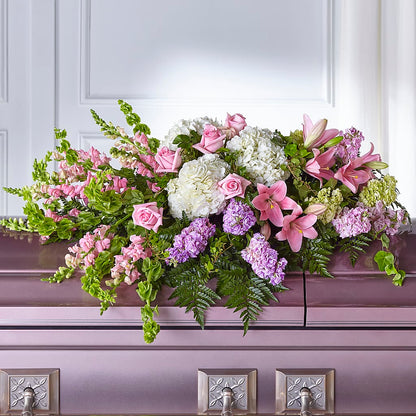 Life's Gratitude Casket Spray –  Flowers By Marianne, Salisbury MA