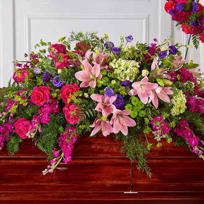 Radiant Tribute Casket Spray –  Flowers By Marianne, Salisbury MA