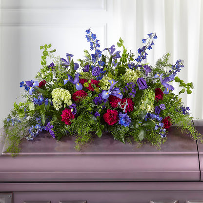 Always Treasured Casket Spray –  Flowers By Marianne, Salisbury MA