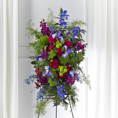 Heavenly Skies Standing Spray –  Flowers By Marianne, Salisbury MA