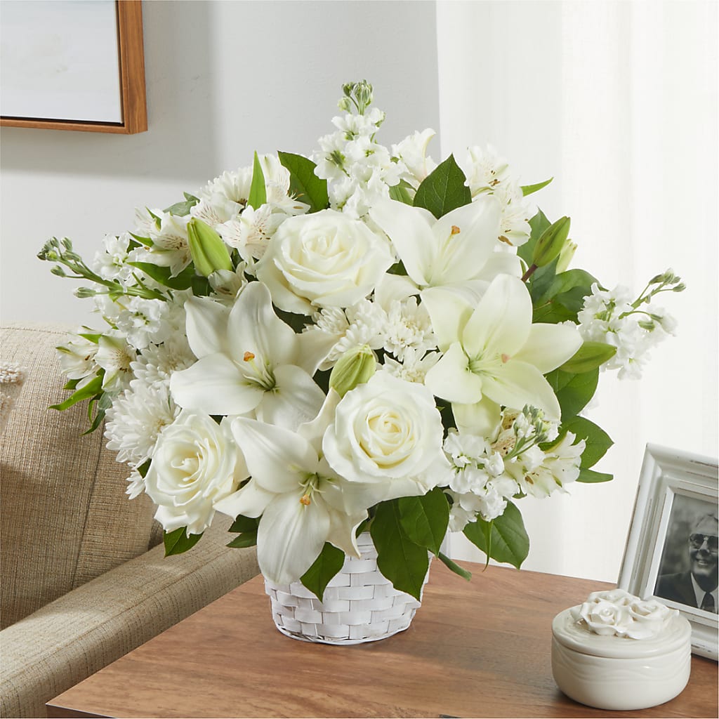 Peaceful Reflections Arrangement –  Flowers By Marianne, Salisbury MA