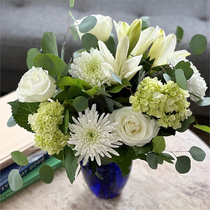 Snowy Dreams Bouquet –  Flowers By Marianne, Salisbury MA