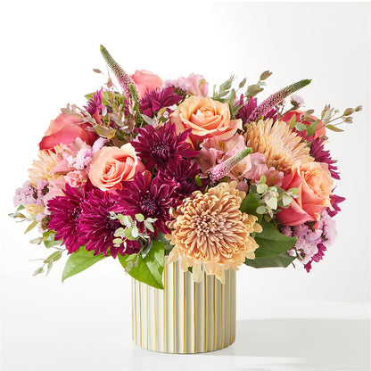 Berry Cobbler Bouquet with Ivory Vase –  Flowers By Marianne, Salisbury MA