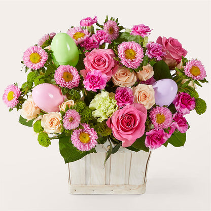 Get Eggcited Basket –  Flowers By Marianne, Salisbury MA