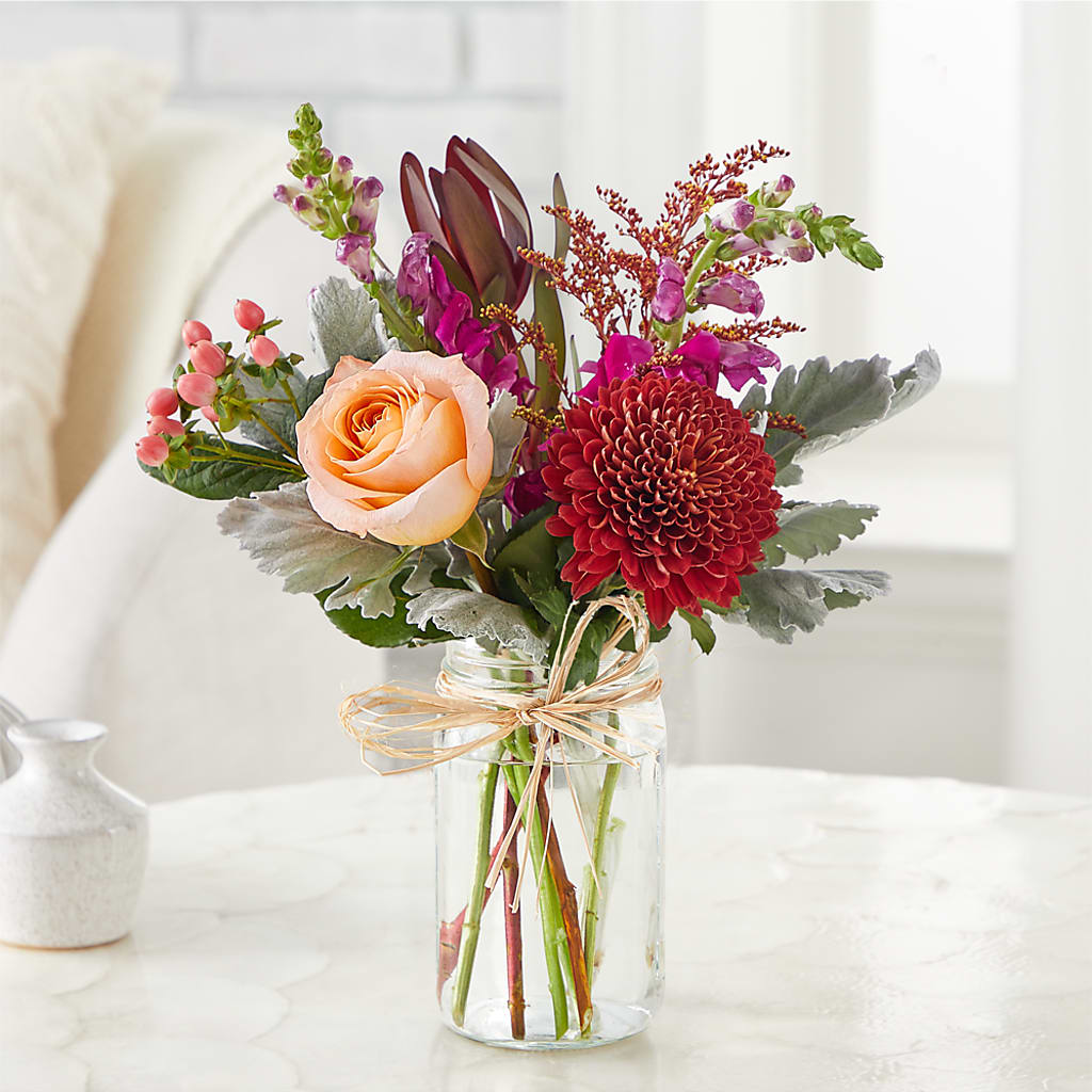Moody Hues Bouquet –  Flowers By Marianne, Salisbury MA